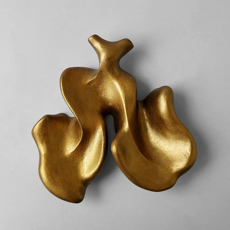 wall sculpture working model for larger bronze commissions.