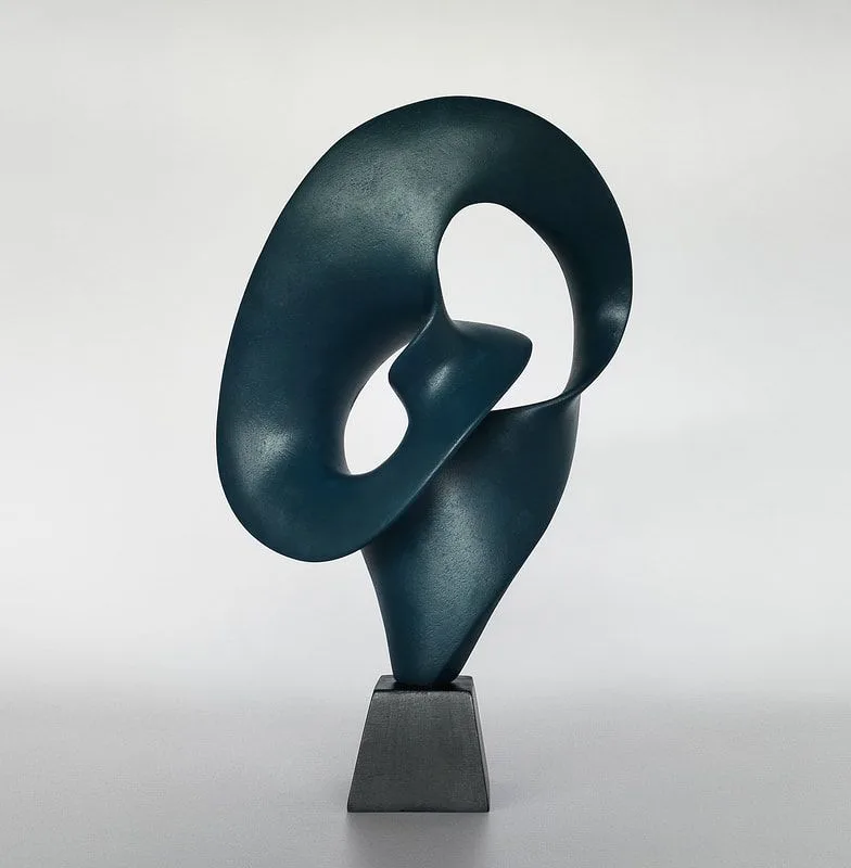 Blue working model sculpture 2025