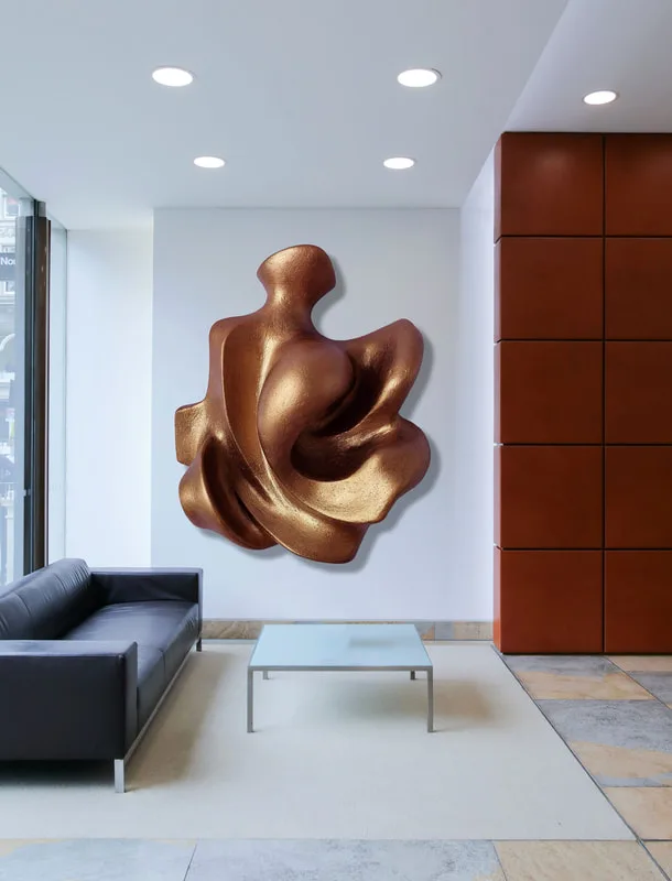 Bronze sculpture commission mockup - Flavius Pisapia 