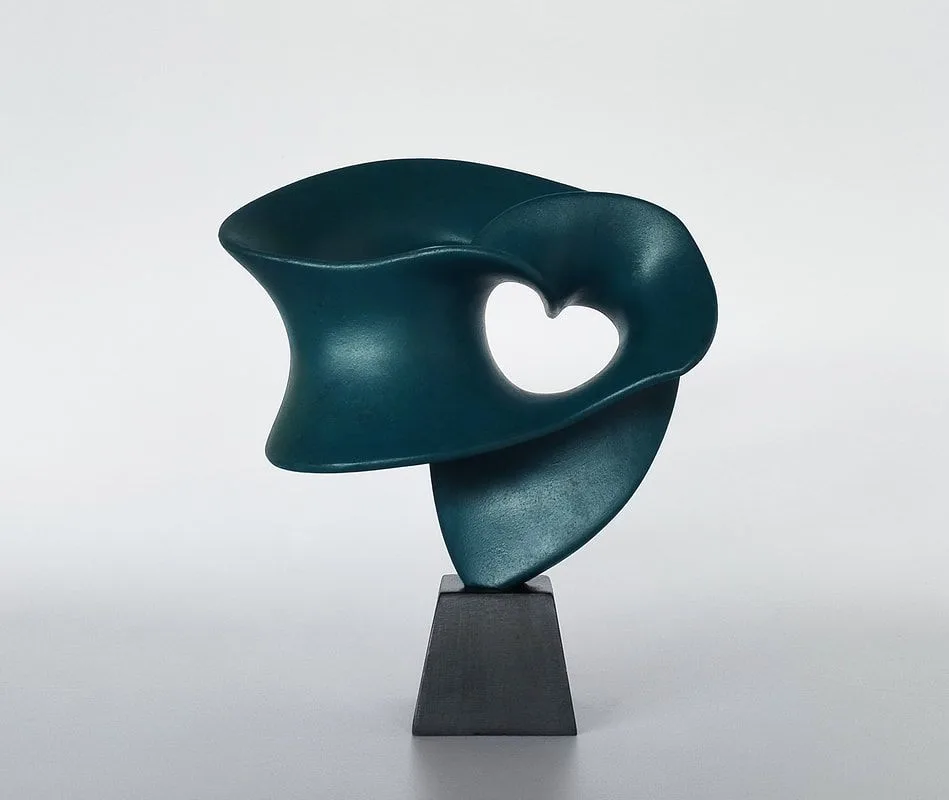 Blue working model sculpture 2025