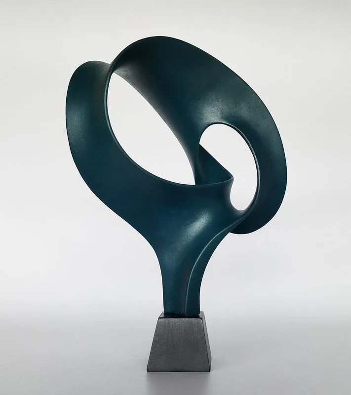 Blue working model sculpture 2025